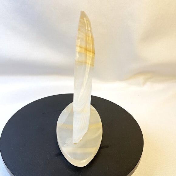 Onyx Side Profile Head of Jesus Christ Vintage Hand-Carved Sculpture Religious - Picture 5 of 9